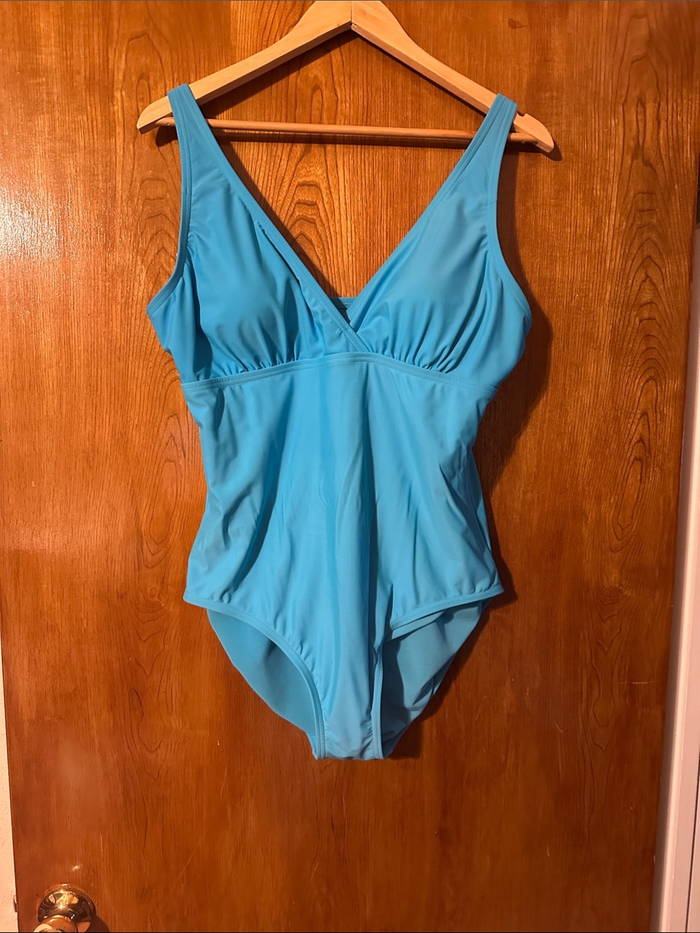 NWOT.  Land’s End - Turquoise One-Piece Swimsuit